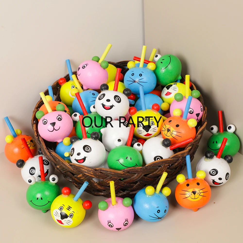 Party Games Crazy - 8 Stuks Cartoon Dier Houten Gyro