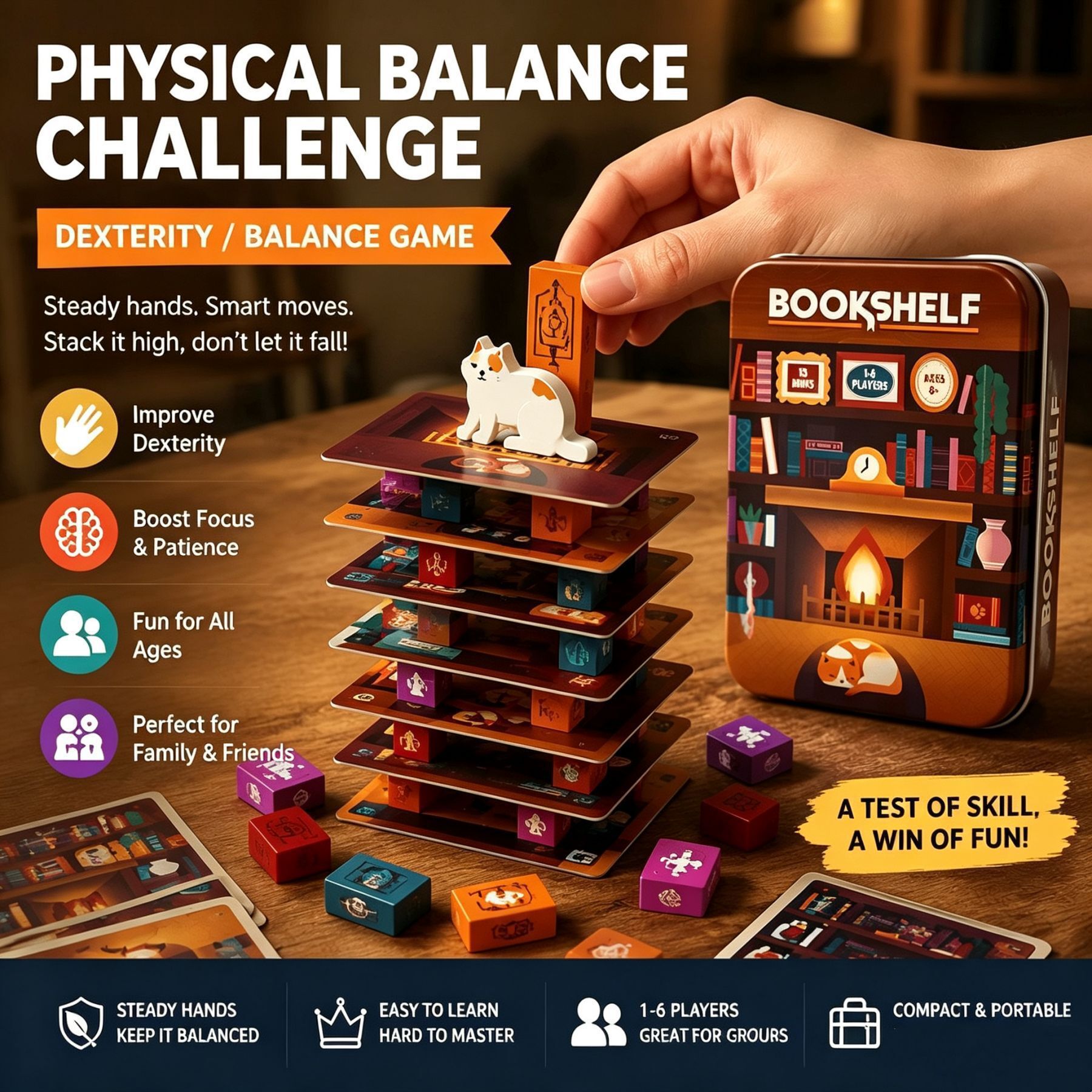 Party Games Physical - Tuinfeest Educatief Speelgoed Cadeau, Fysieke Balans
