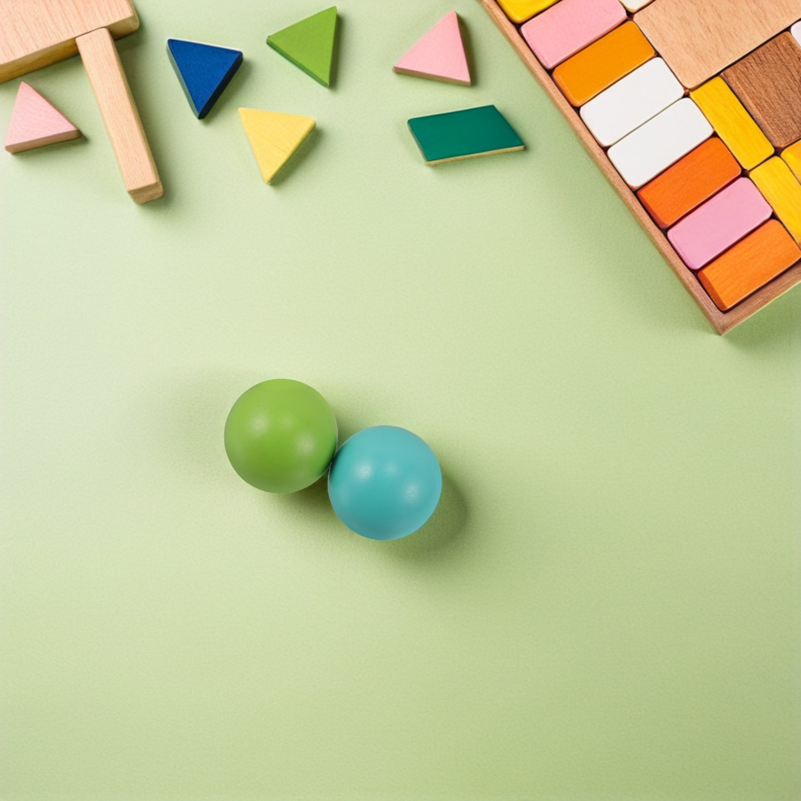 Croquet Set Lawn - 2 stuks kindercroquetset, houten croquetballen voor
