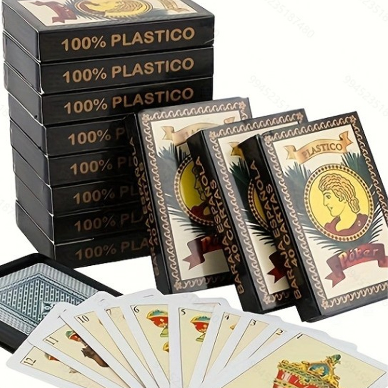 Party Games In Spanish - Spaanse PVC waterdichte plastic speelkaarten Familiefeest