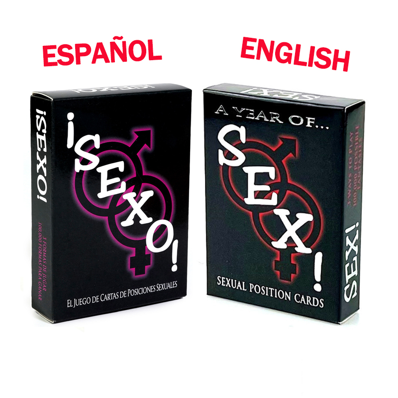 Party Games In Spanish - Engelse En Spaanse Seksuele Positiekaarten Rollenspel
