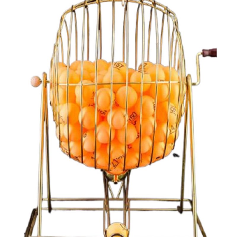 Party Games Large Groups - Stalen Bingo Loterij Machine Spelkooi Set