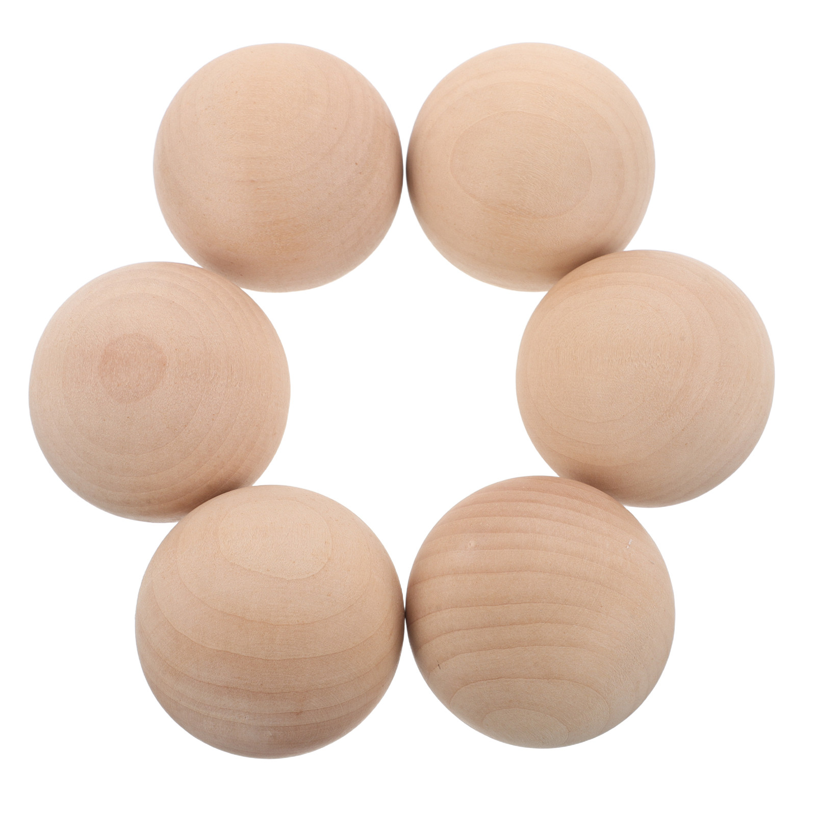 Croquet Set Lawn - Set van 6 houten kroketballen, vervangingsset