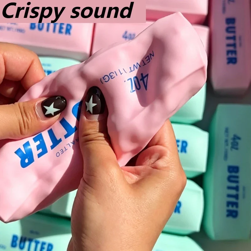 Party Games Crazy - Boterstok Squishy Stressbal Fidget Speelgoed Knisperend