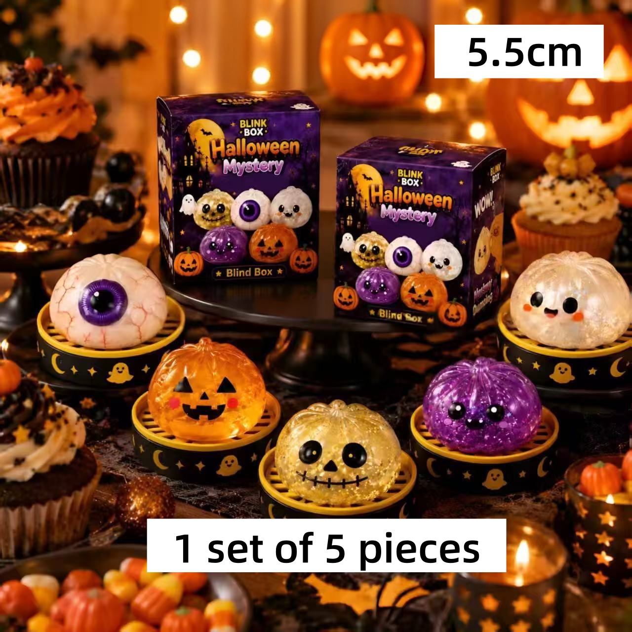 Party Games Crazy - Hete 5,5cm Halloween Spook Knijp Muziek