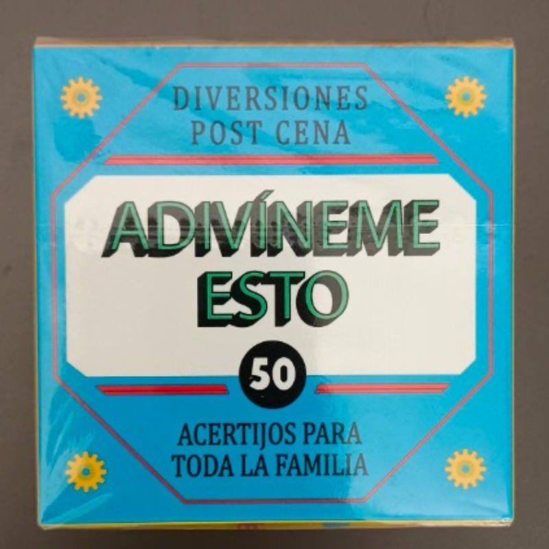Party Games In Spanish - 2x2 inch Spanglish Family Card Game