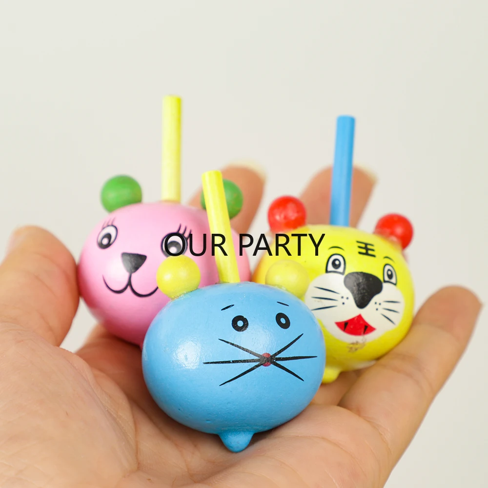8 Stuks Cartoon Dier Houten Gy - Party Games Crazy recensie en prijs