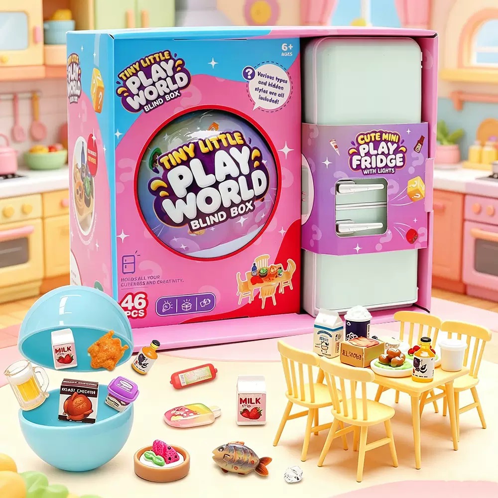 4-kleuren mini koelkast blind  - Party Games Mini recensie en prijs