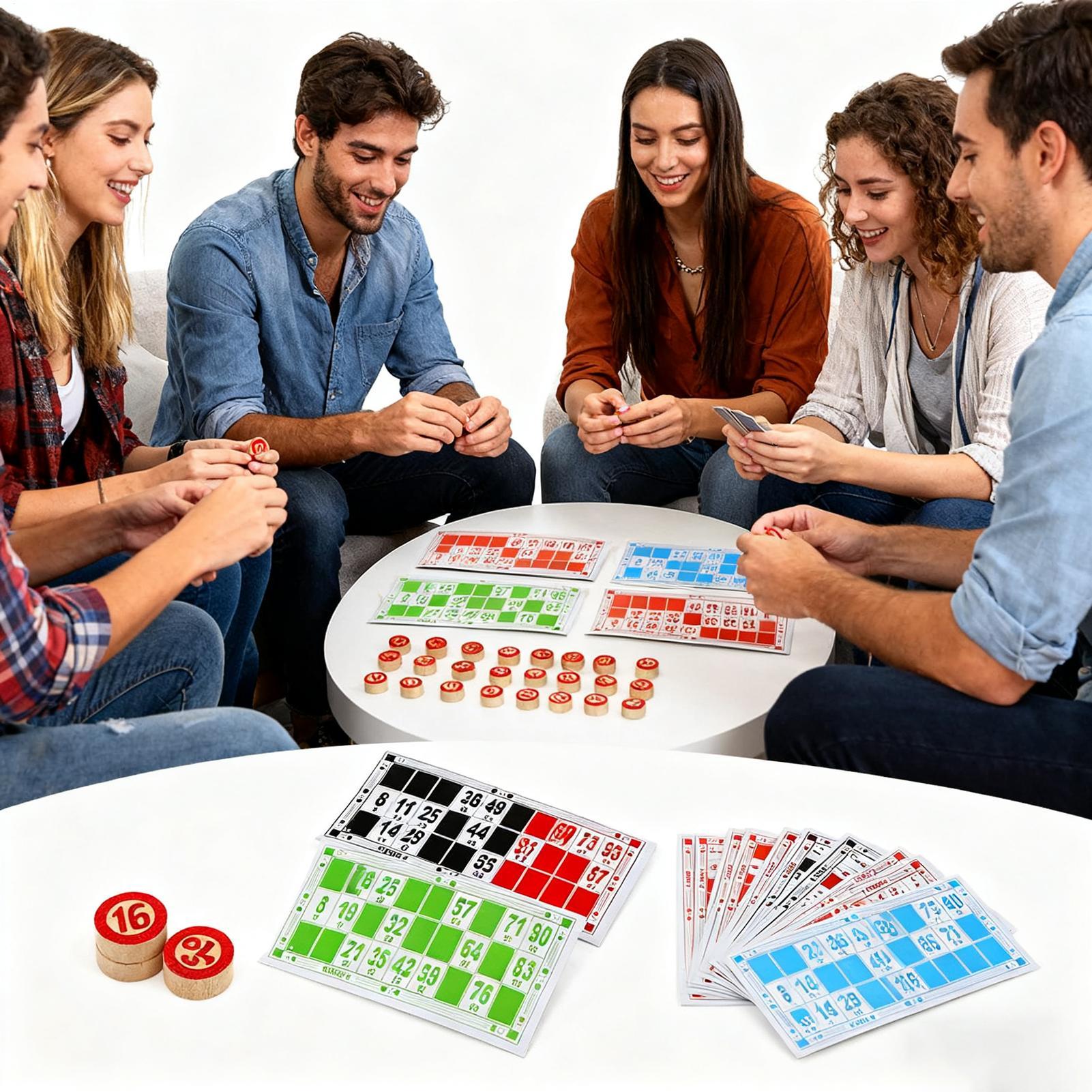 Bingo Set Grappig Vintage Hout - Party Games Large Groups recensie en prijs