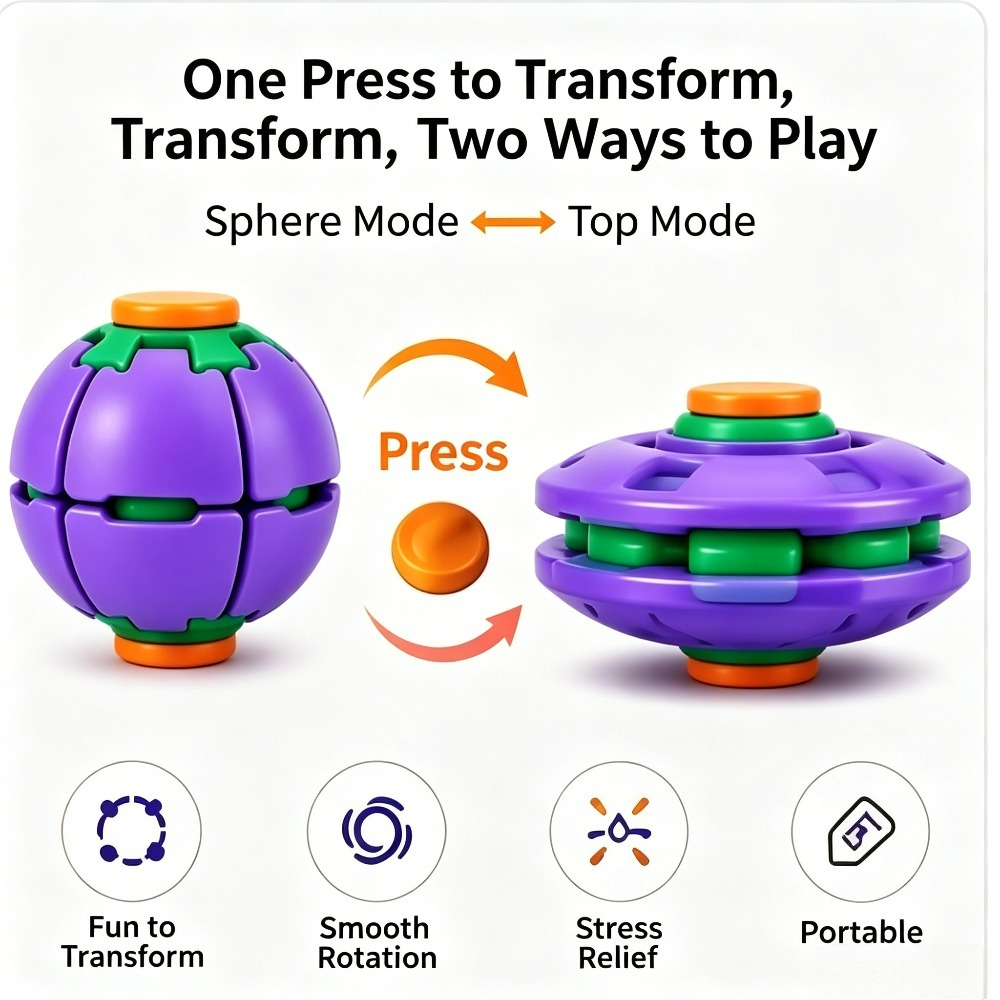 Transformeerbare Fidget Spinne - Party Games Young Adults recensie en prijs