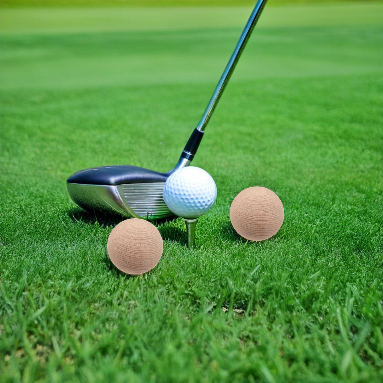 Houten kroketballen, 6 stuks,  - Croquet Set Lawn recensie en prijs