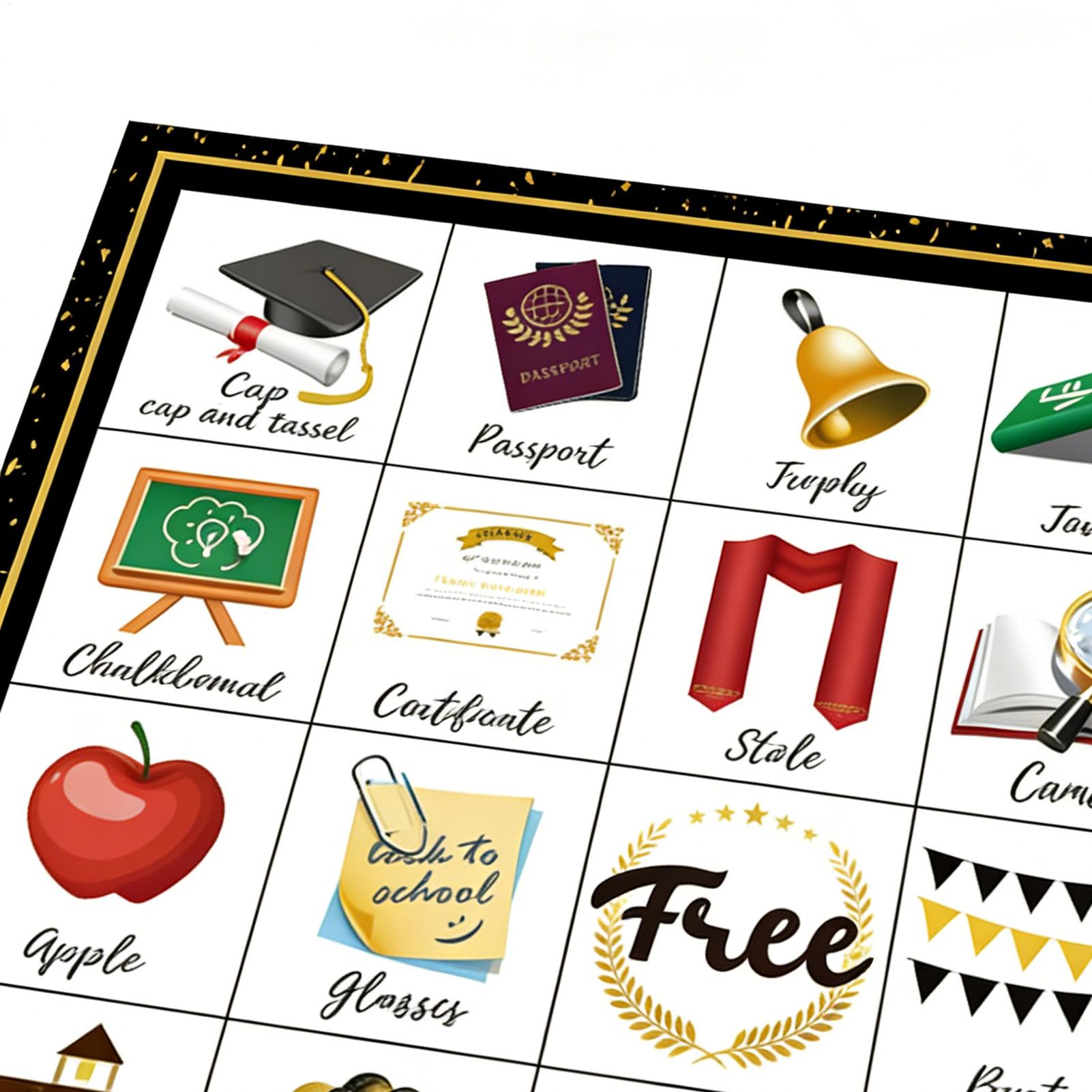 Afstudeer Bingo Spelkaarten 24 - Party Games College recensie en prijs