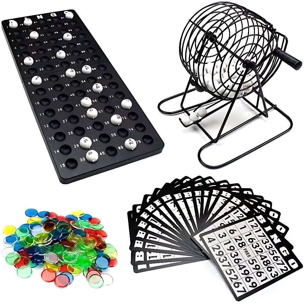 Stalen Bingo Kooi Set Bingo Lo - Party Games Large Groups recensie en prijs