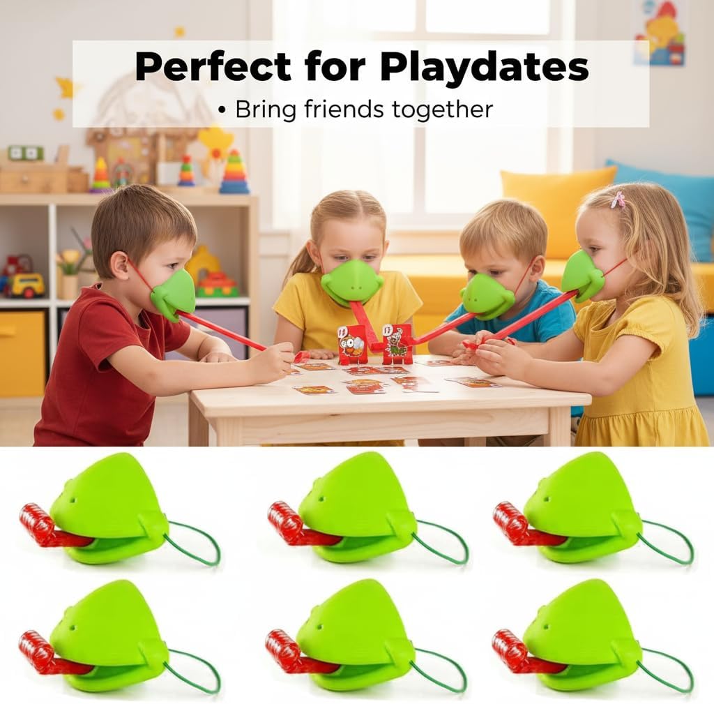 6-set kameleon tongschietspel, - Party Games Engagement recensie en prijs