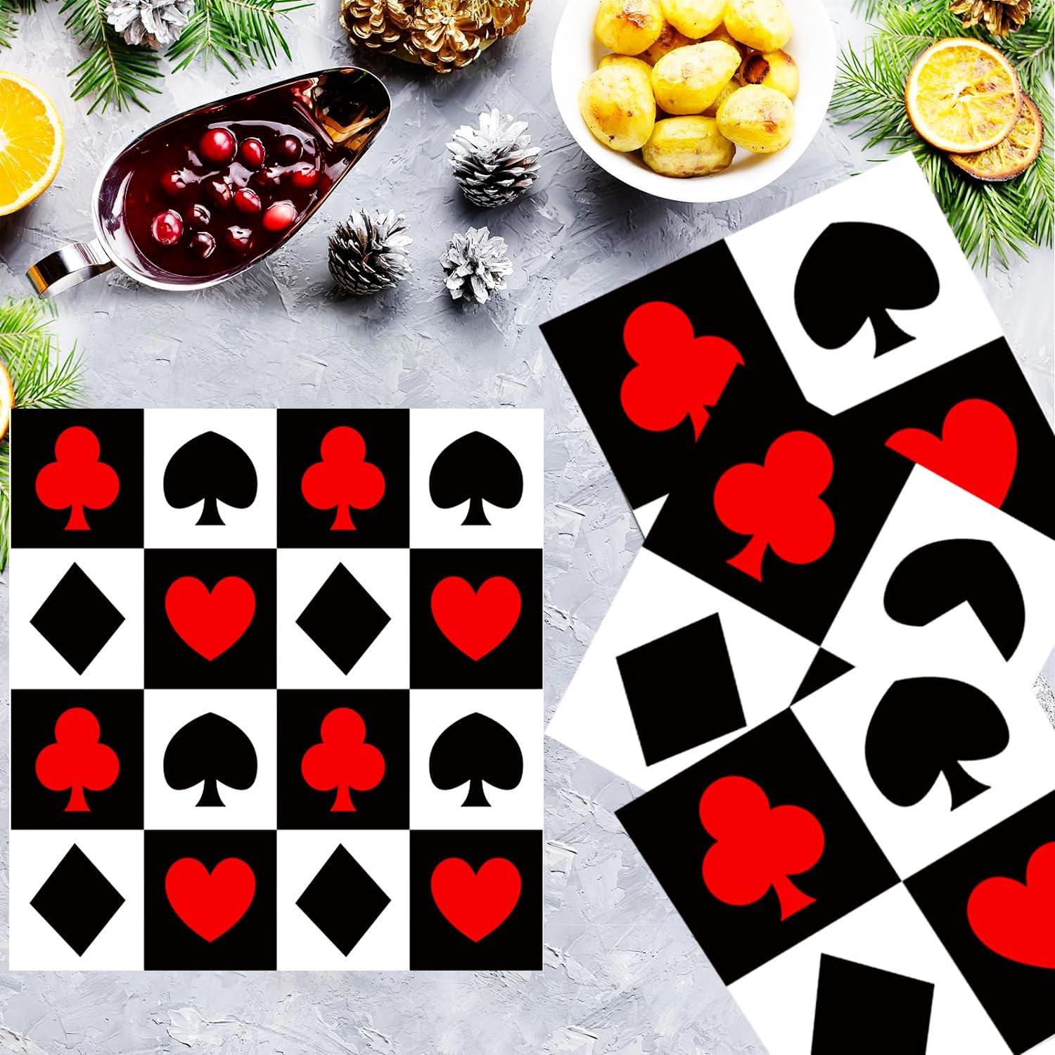 20/40/60/80 PCS Casino Thema P - Party Games No Supplies recensie en prijs