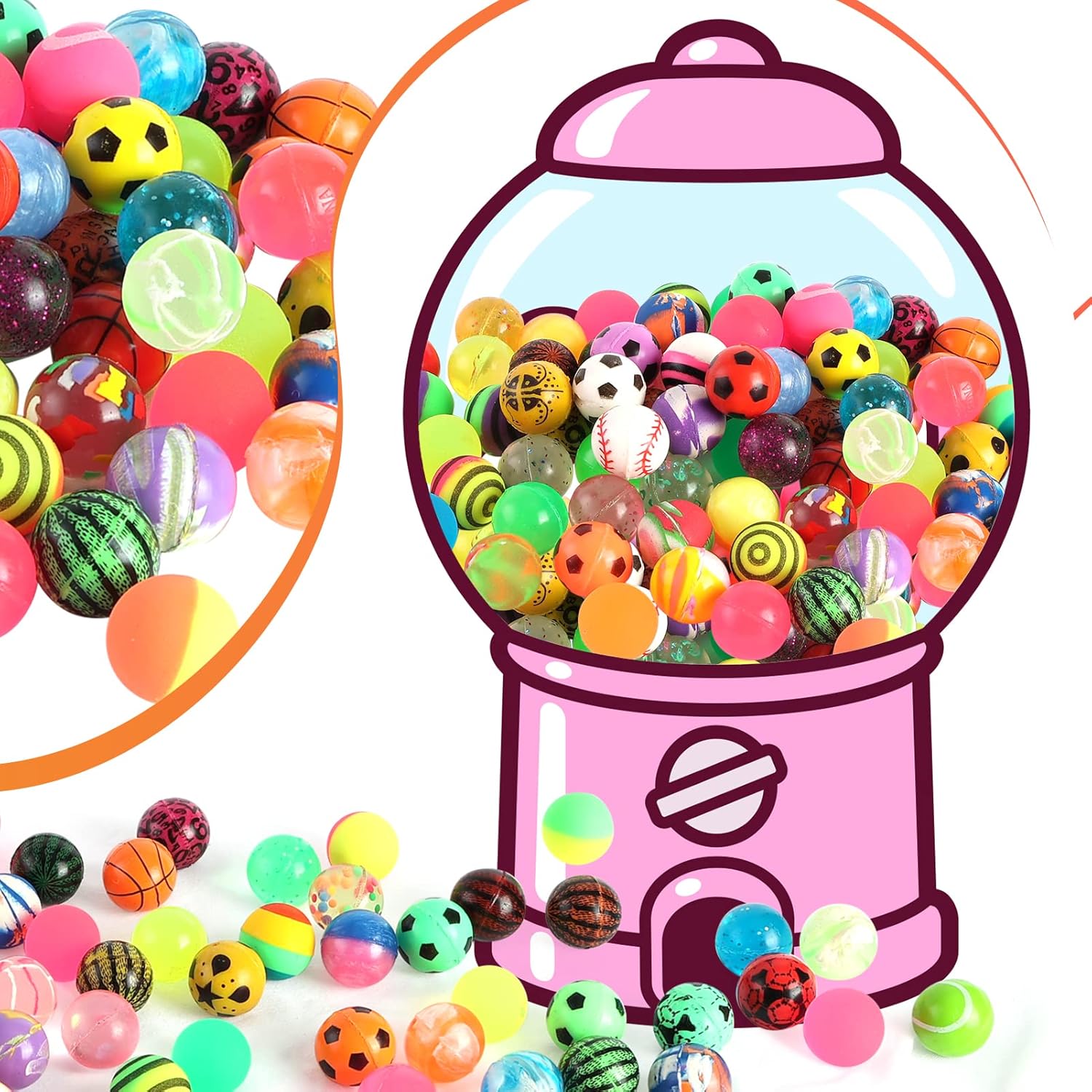 6/100PCS Halloween Bouncy Ball - Party Games Engagement recensie en prijs