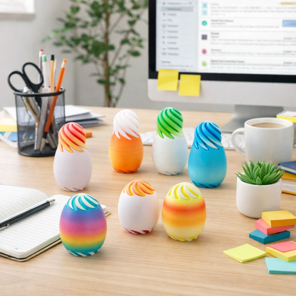 3D-geprint roterend ei, anti-a - Party Games Egg recensie en prijs