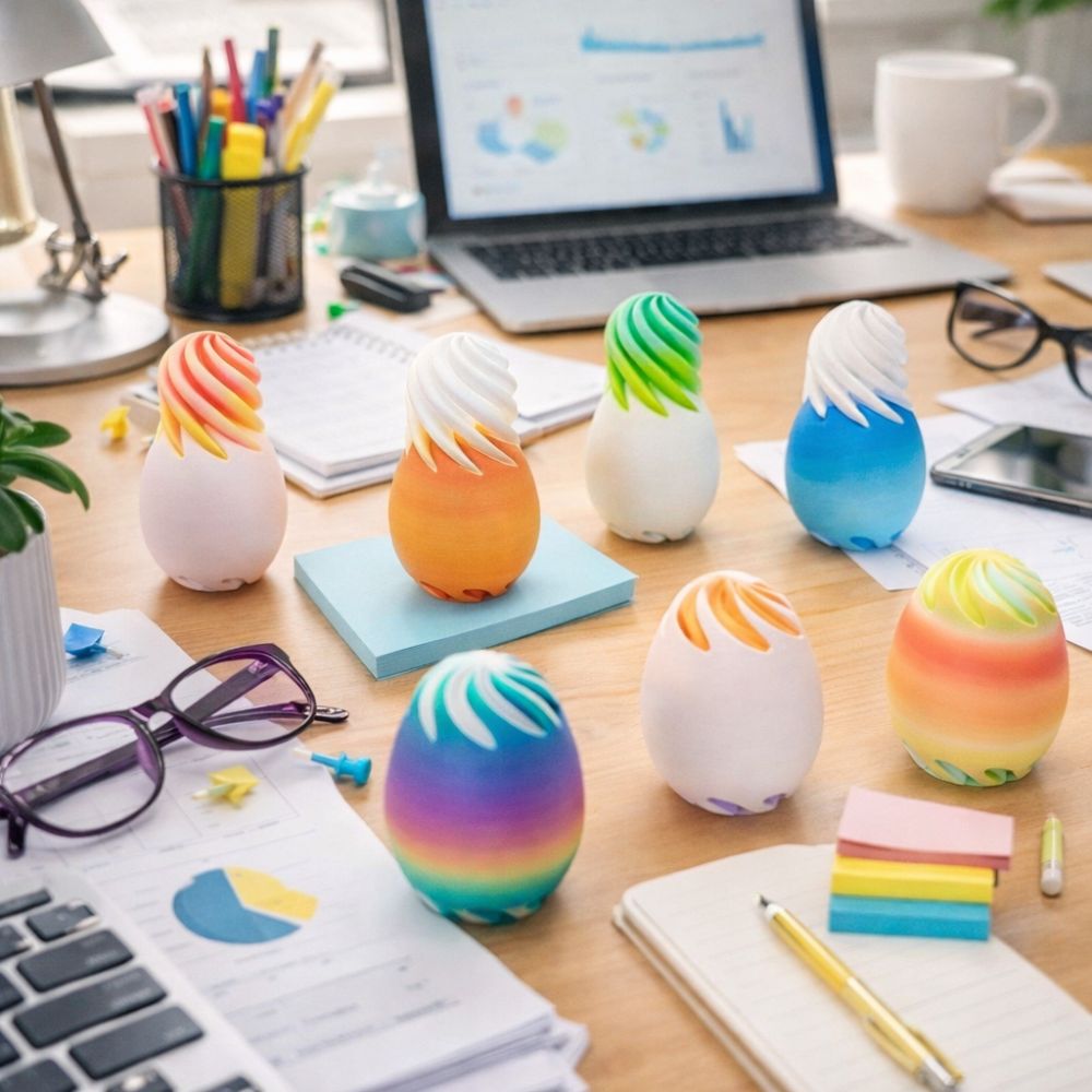 3D-geprint roterend ei, anti-a - Party Games Egg recensie en prijs