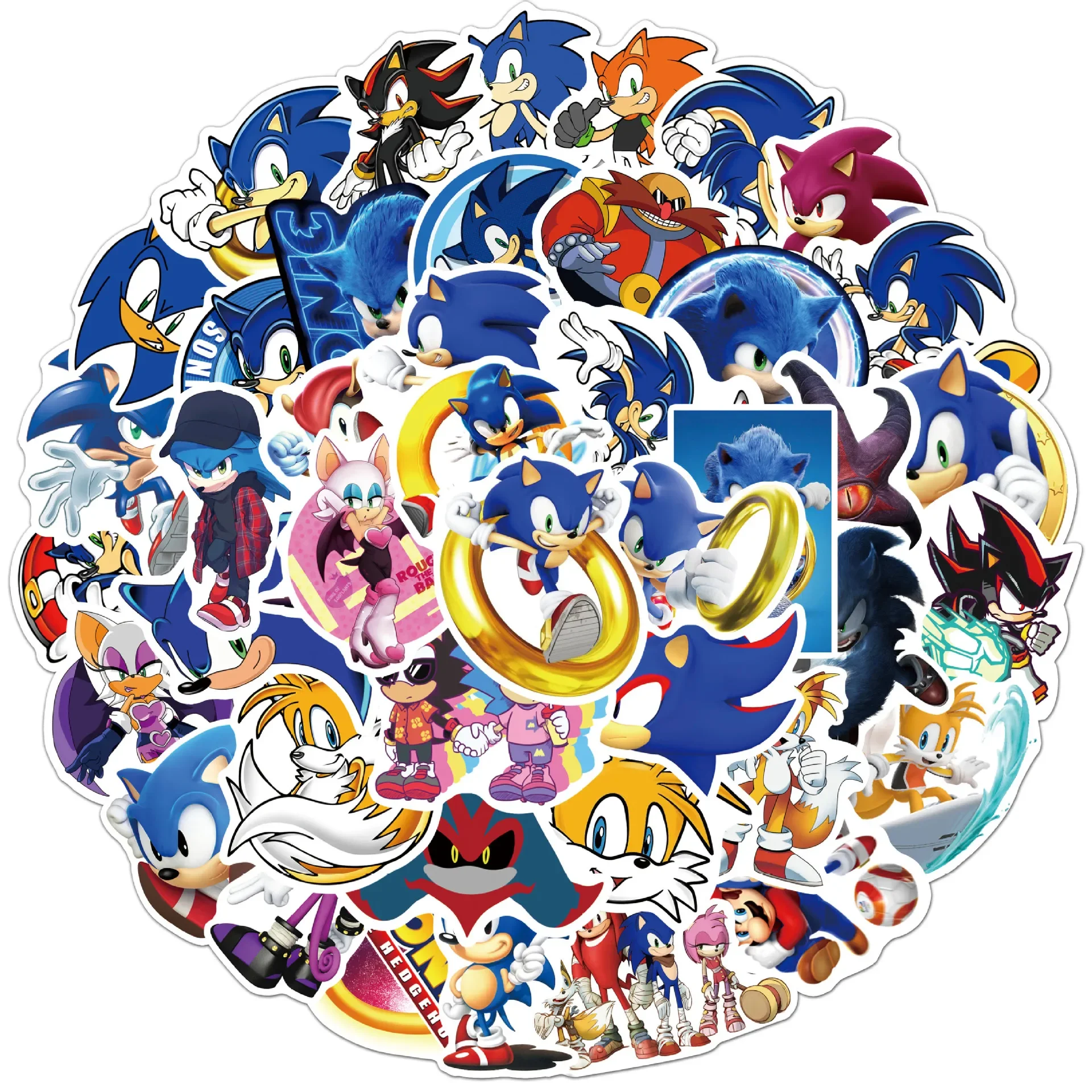 50 stuks The Hedgehog Stickers - Party Games Phone recensie en prijs