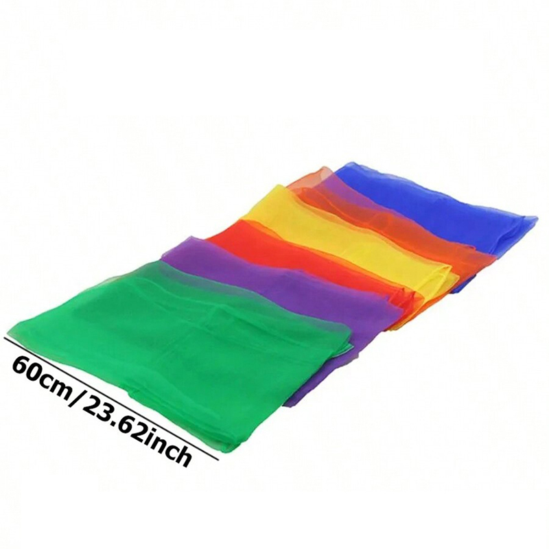 Zes kleuren zijden sjaal Feest - Party Games Engagement recensie en prijs