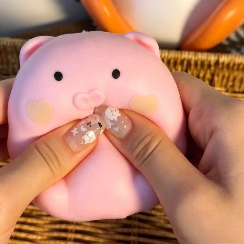 Knapperig roze varken squishy  - Party Games Crazy recensie en prijs