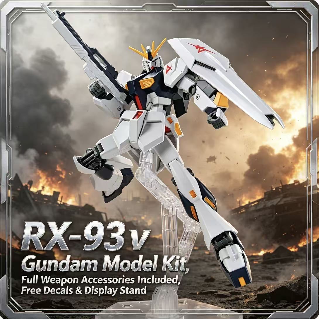 93HG 1/144 ENTRY GRADE RX-93 V - Bandai Model Gundam Hg recensie en prijs
