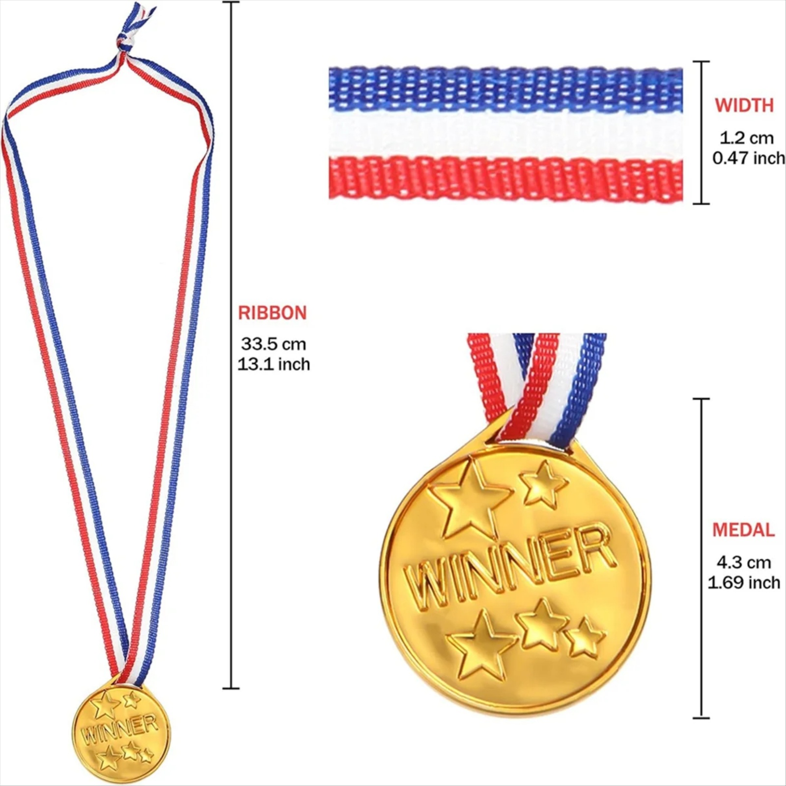 30 Stuks Plastic Gouden Winnaa - Party Games Engagement recensie en prijs